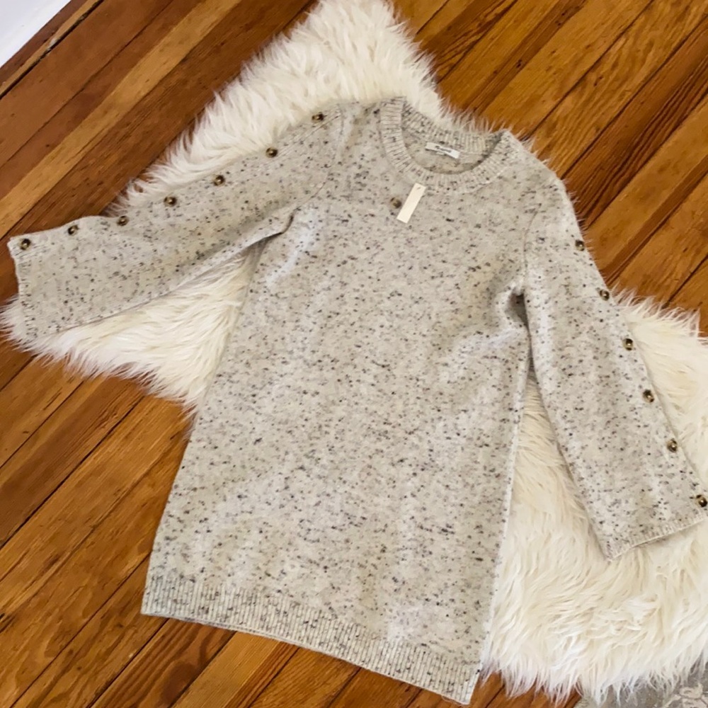 NWT Madewell button sleeve dress